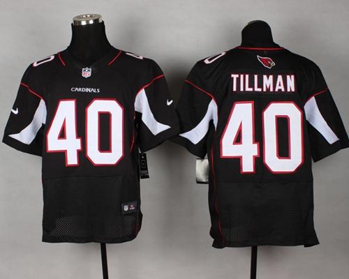 Nike Cardinals #40 Pat Tillman Black Alternate Men's Stitched NFL Vapor Untouchable Elite Jersey - Click Image to Close